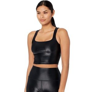 Beyond Yoga Sportgloss Square Neck Cropped Tank nwot